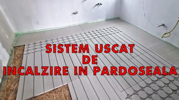 sistem uscat de incalzire in pardoseli